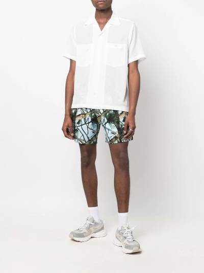 Just Don wood-print bermuda shorts outlook