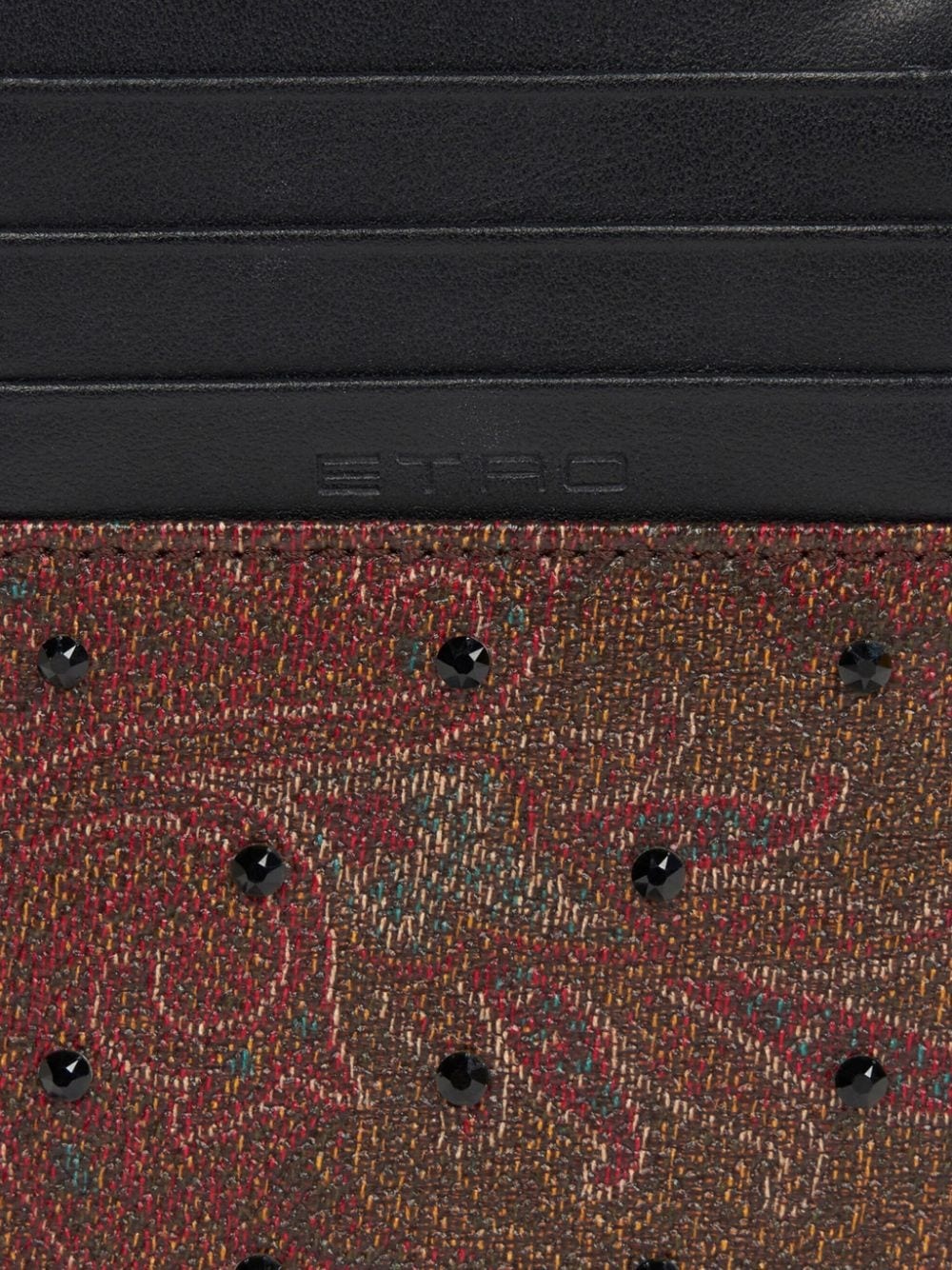 rhinestone paisley cardholder - 3