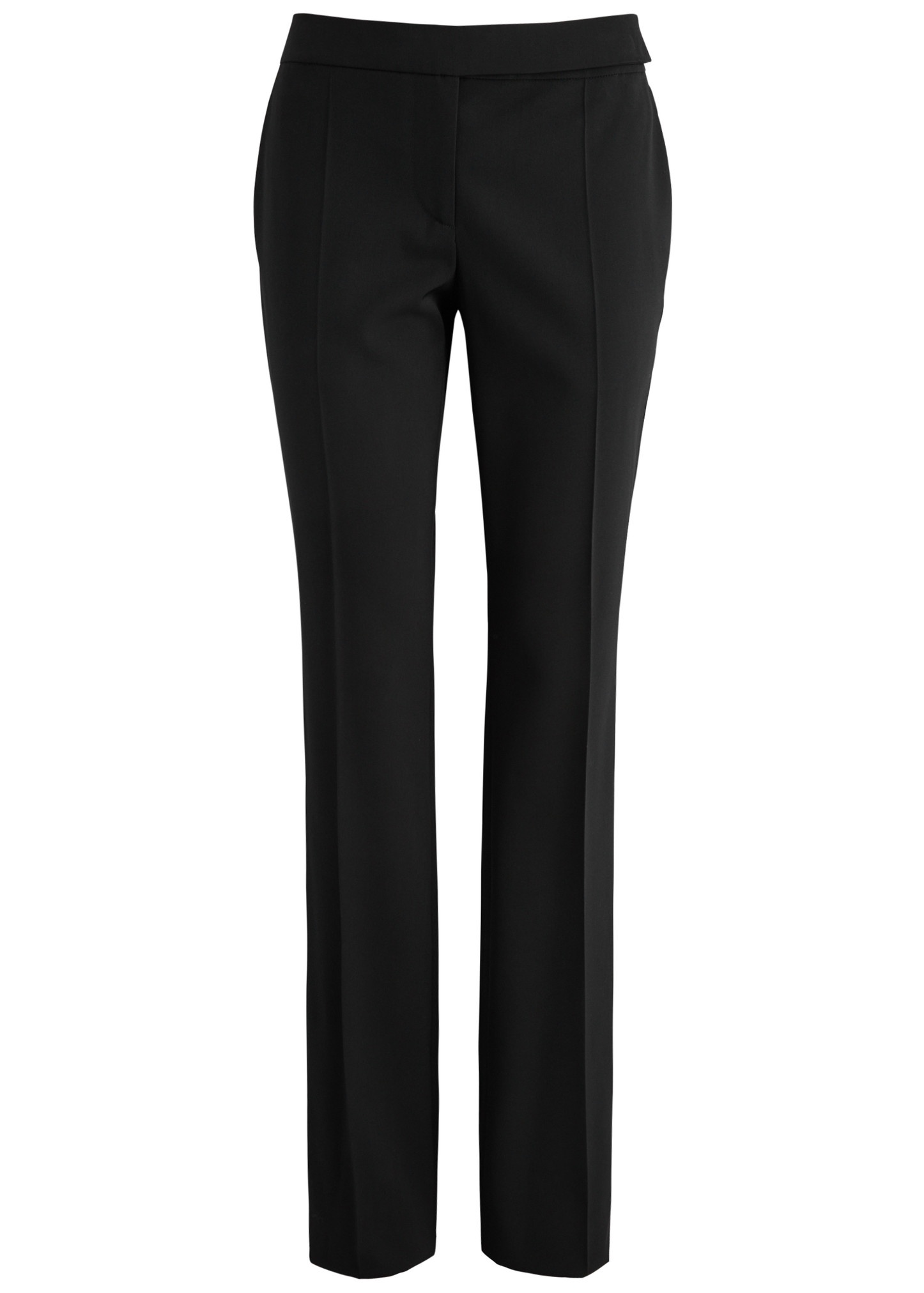 Slim-leg stretch-wool trousers - 1