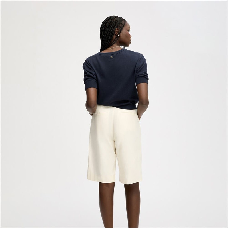 V-Neck Short Sleeve Sweater 4