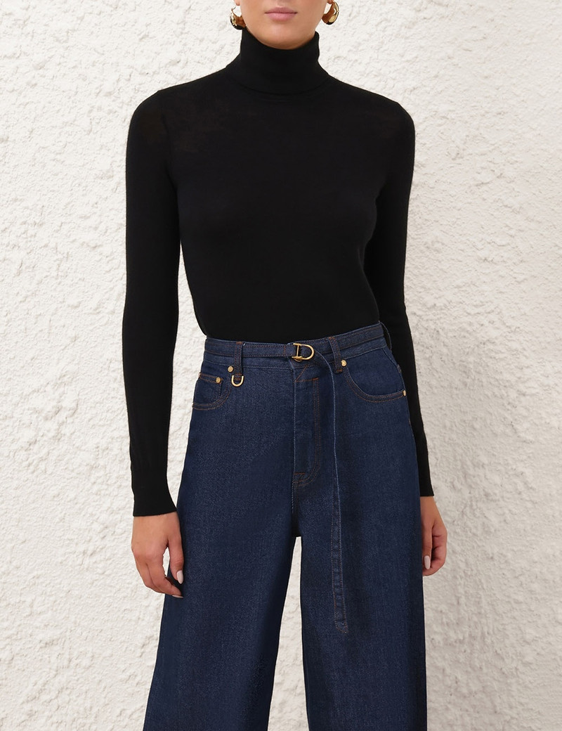 Zimmermann CLASSIC TURTLE NECK SWEATER outlook