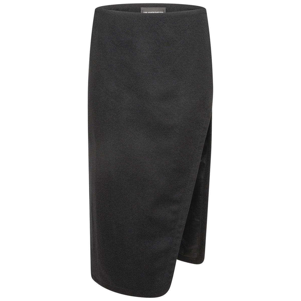 Oline Asymmetric Midi Skirt  in Black - 1