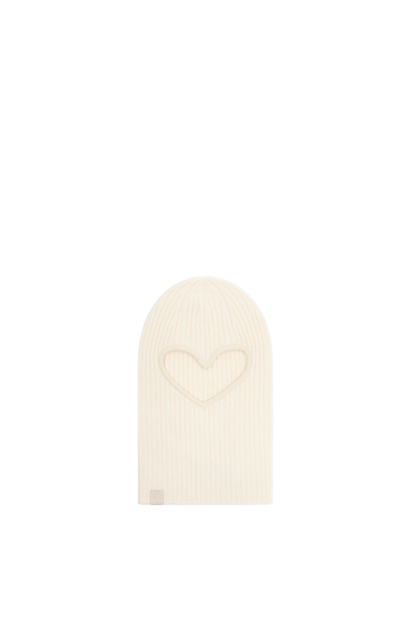 Heart balaclava in. wool 1