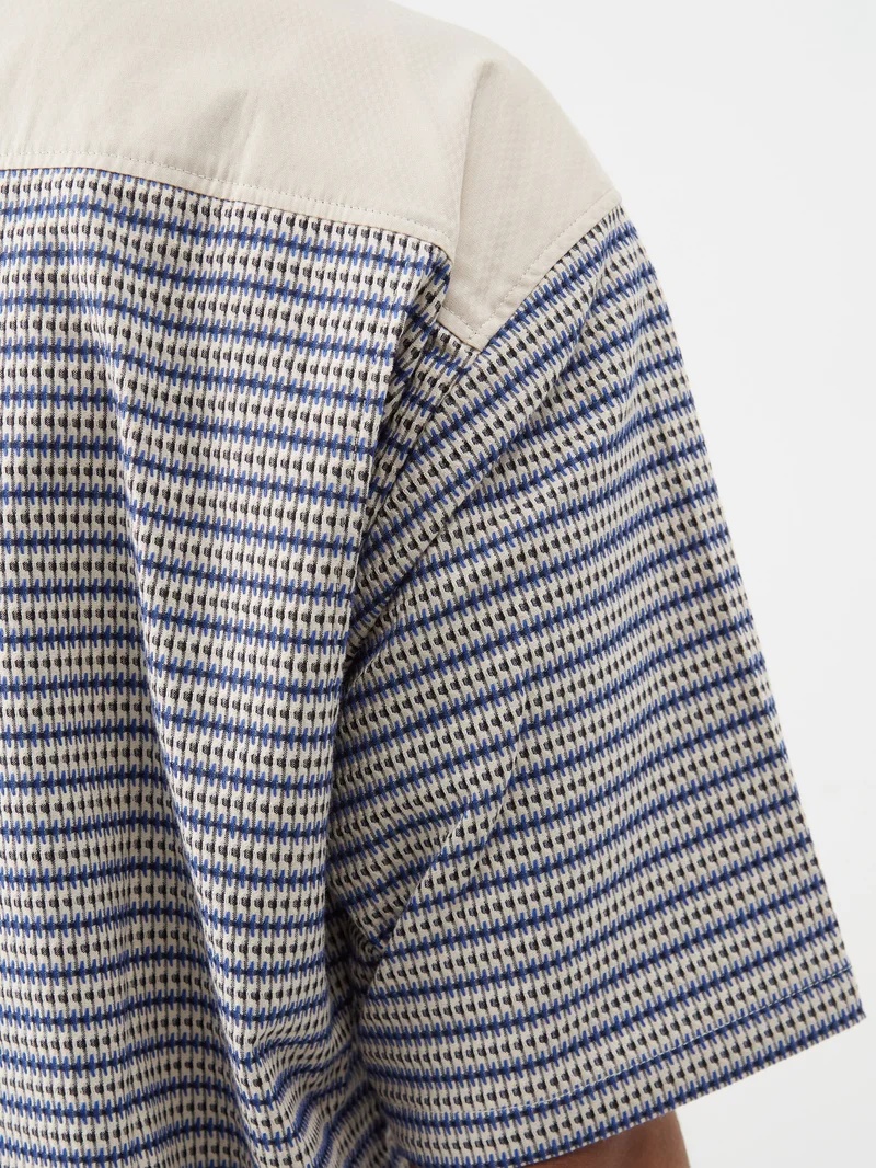 Khorba cotton-blend short-sleeved shirt - 8