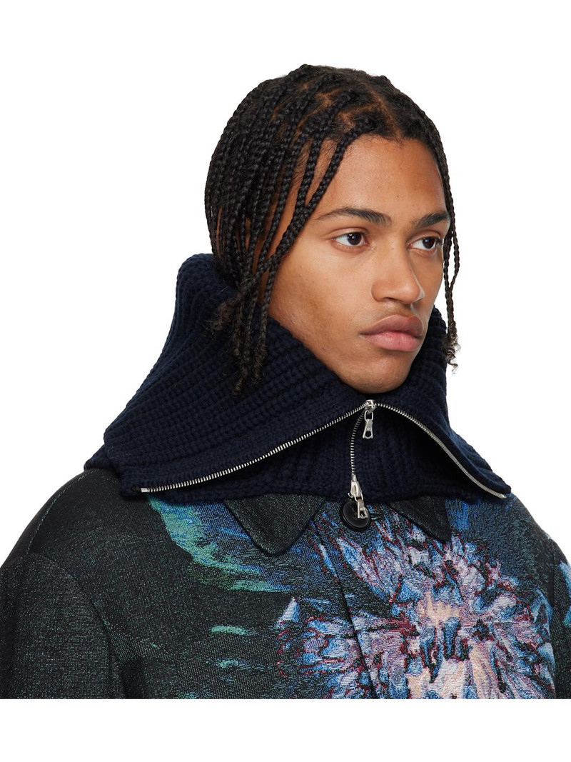 Dries Van Noten Black Wool Collar outlook