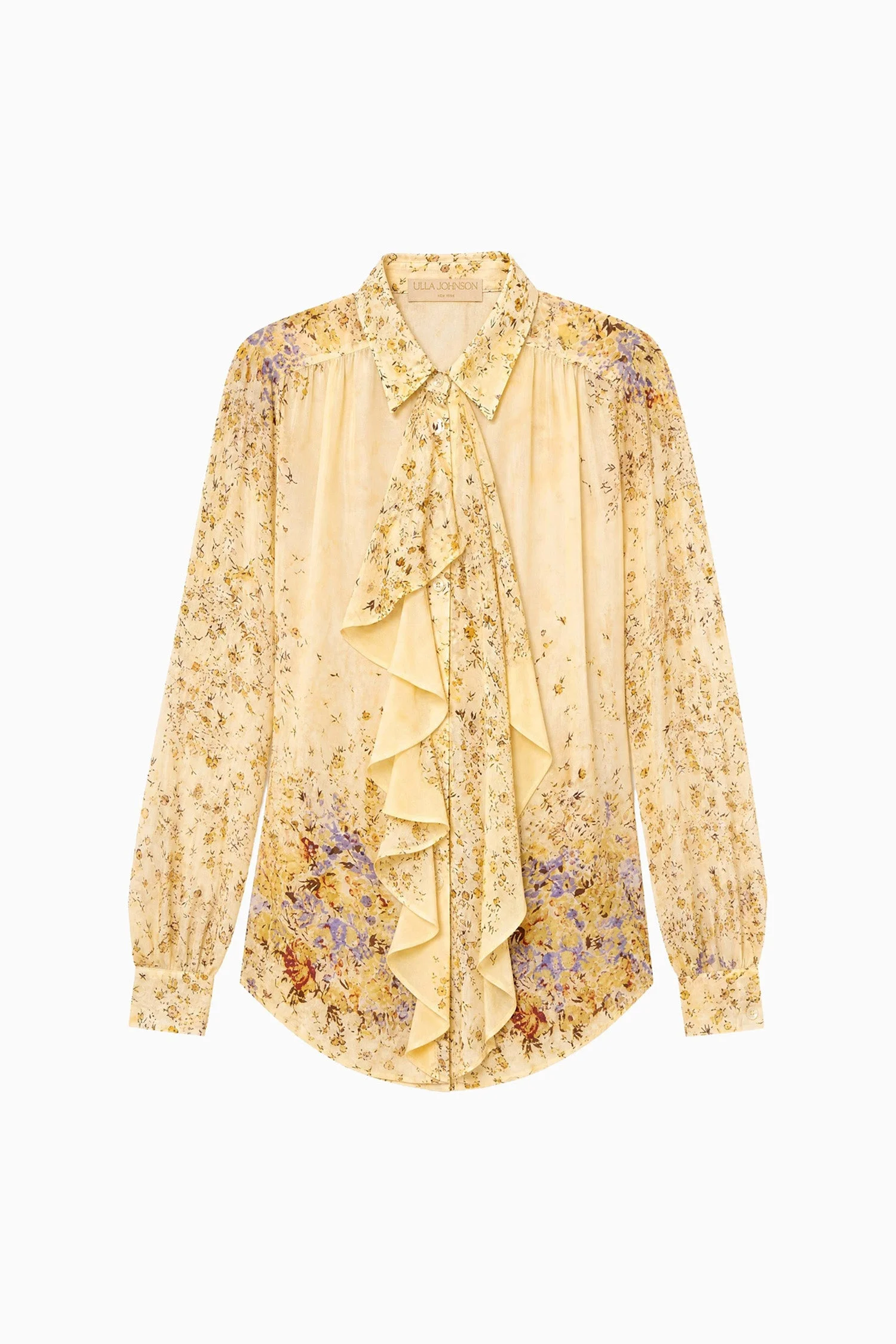 Gesture Long Sleeve Silk Blouse - 1