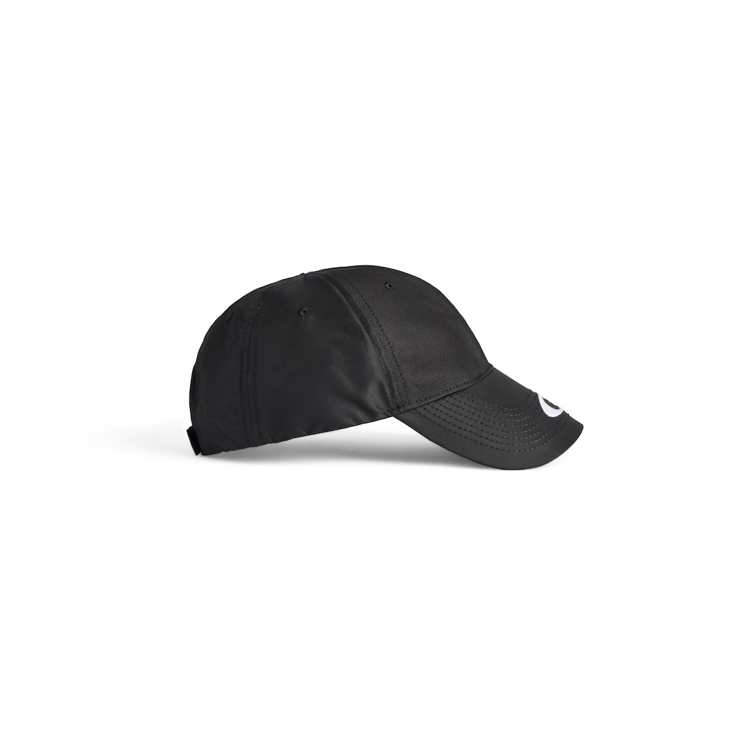 Perforated Trucker Cap in Black - 4