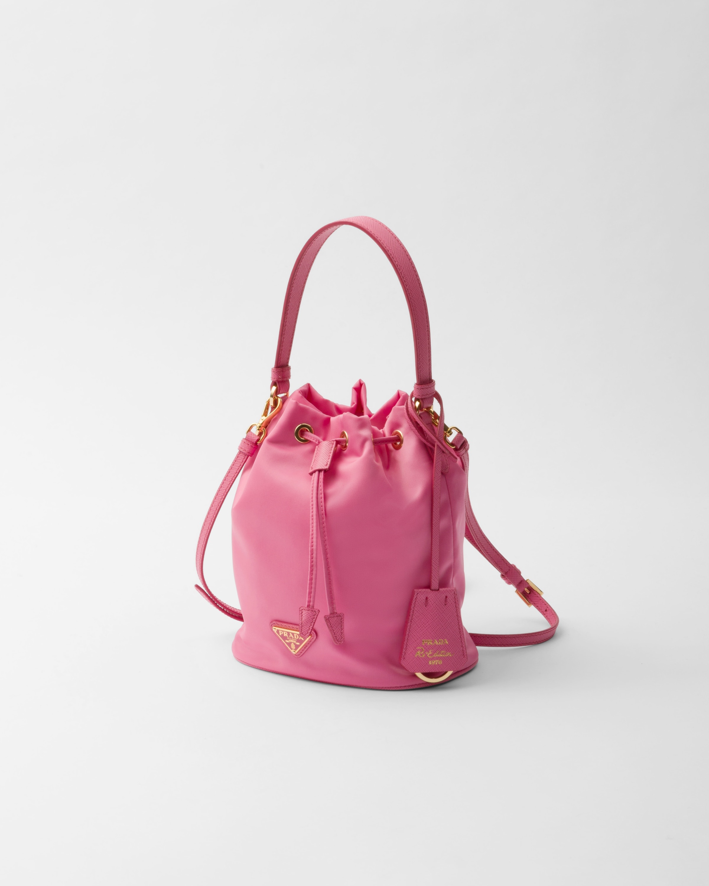 即完売★PRADA★Re-Edition 1978 スモールナイロンリュック Pink Begonia Pink Prada Re-Edition 1978 small Re-Nylon backpack