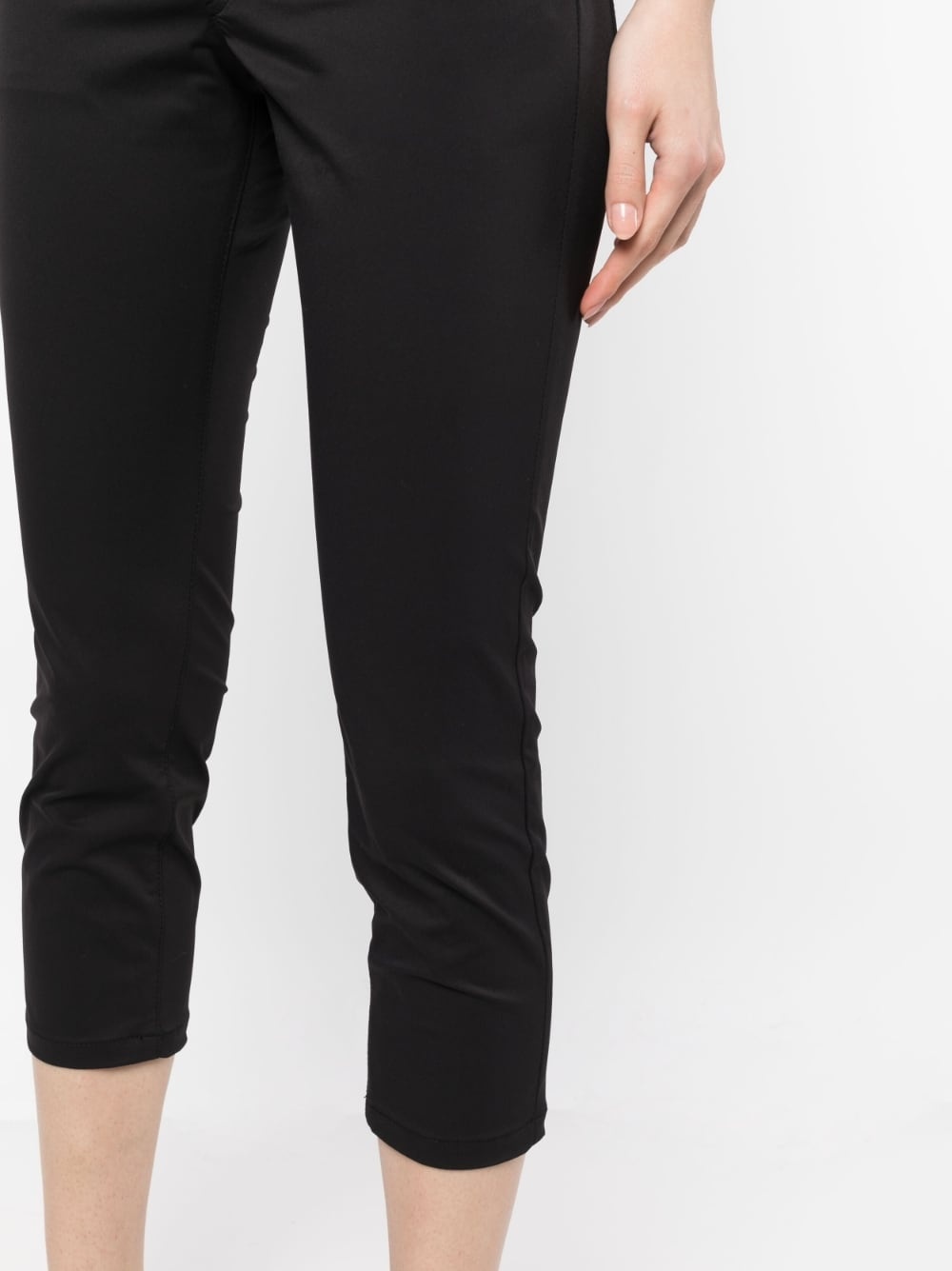 mid-rise cropped jeans - 5