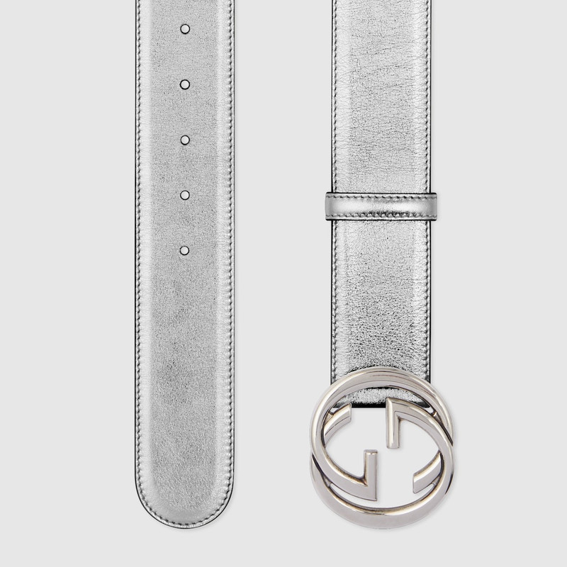 GUCCI Interlocking G buckle wide belt outlook
