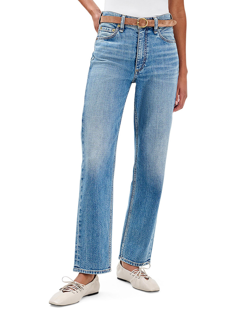 Women's Harlow Mid-Rise Ankle Straight Jeans - Amity 4