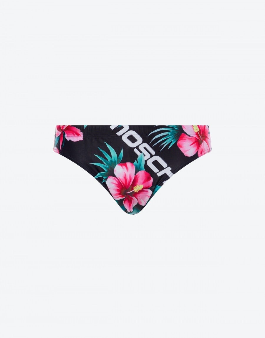 HIBISCUS PRINT BEACH BRIEFS - 1