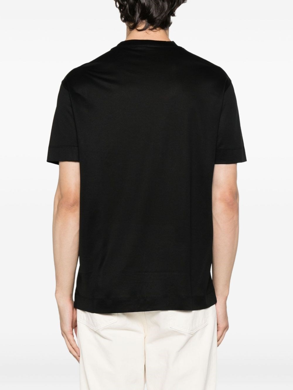 Logo cotton blend t-shirt - 4