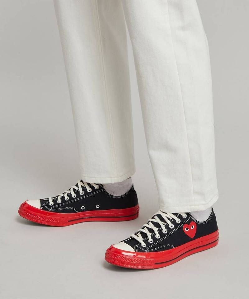 Comme des Garçons PLAY x Converse 70s Hi-Top Canvas Trainers outlook