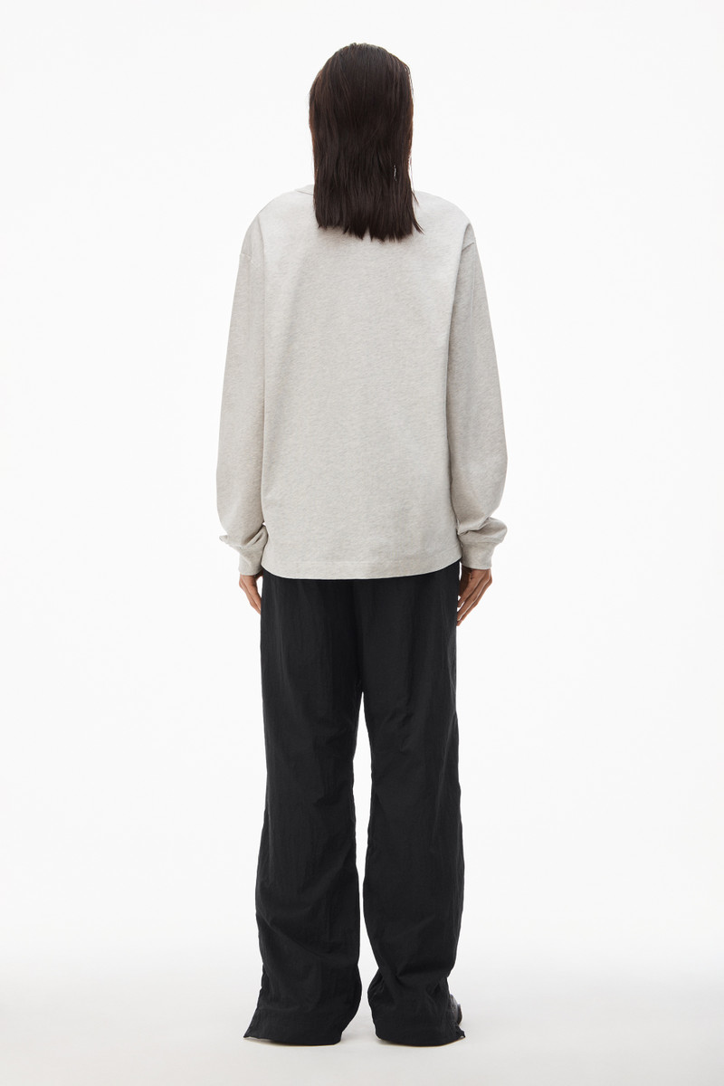 LONG-SLEEVE TEE IN HIGH TWIST JERSEY 4