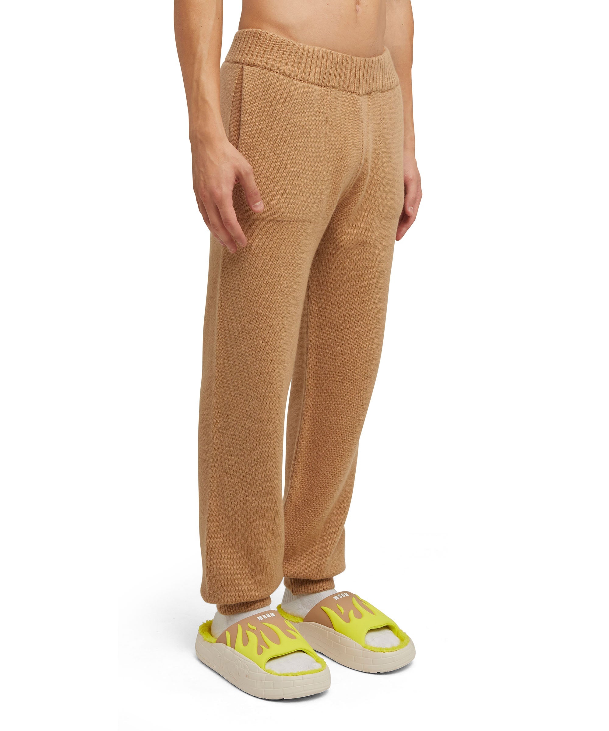 Cashmere blend track pants - 9