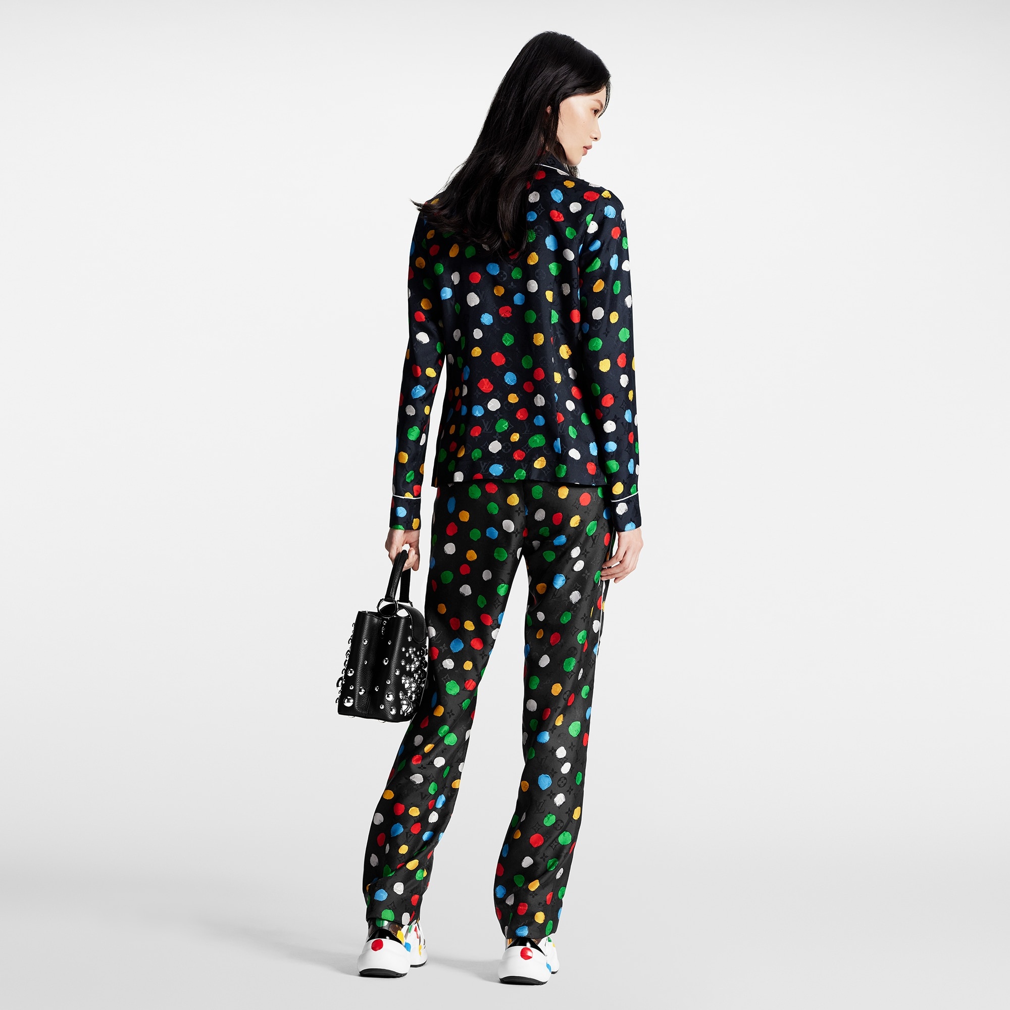 LV x YK Painted Dots Pajama Shirt - 3