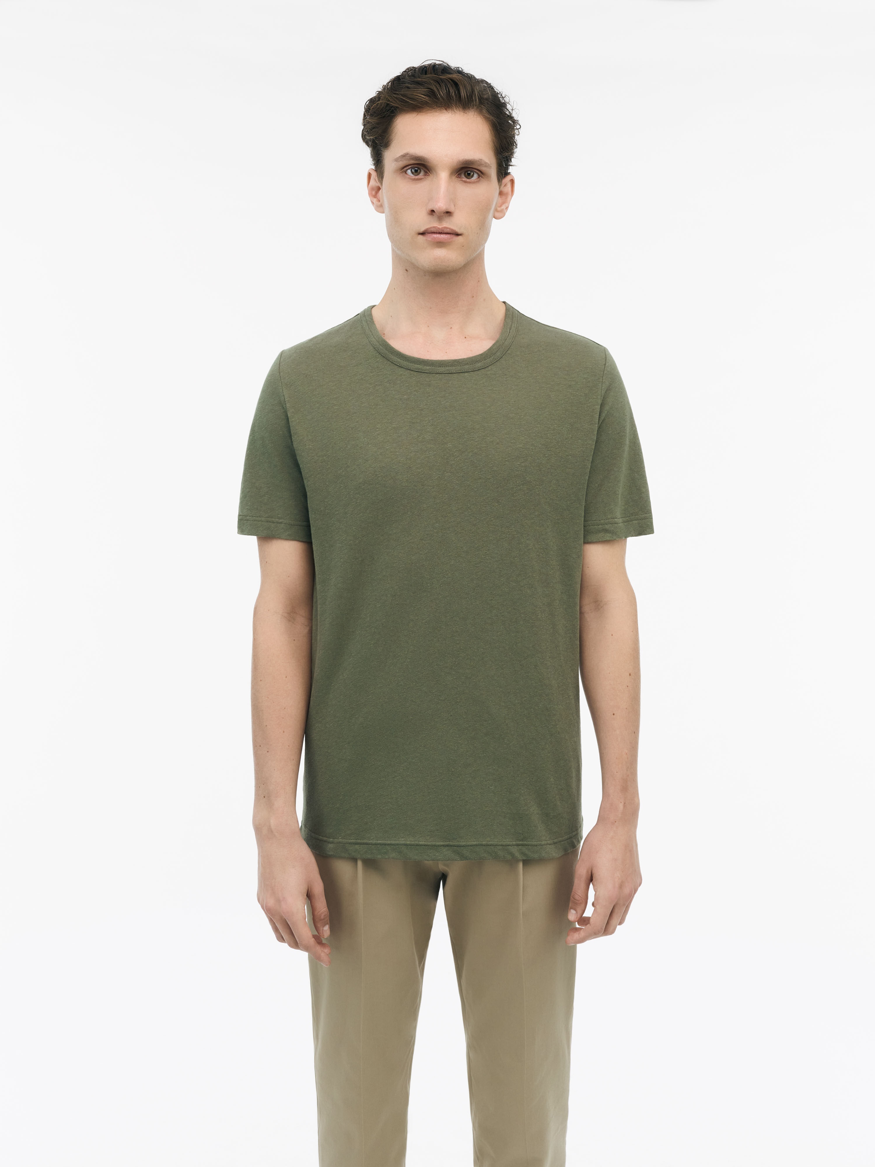 Olaf L Linen Blend T-Shirt - 3