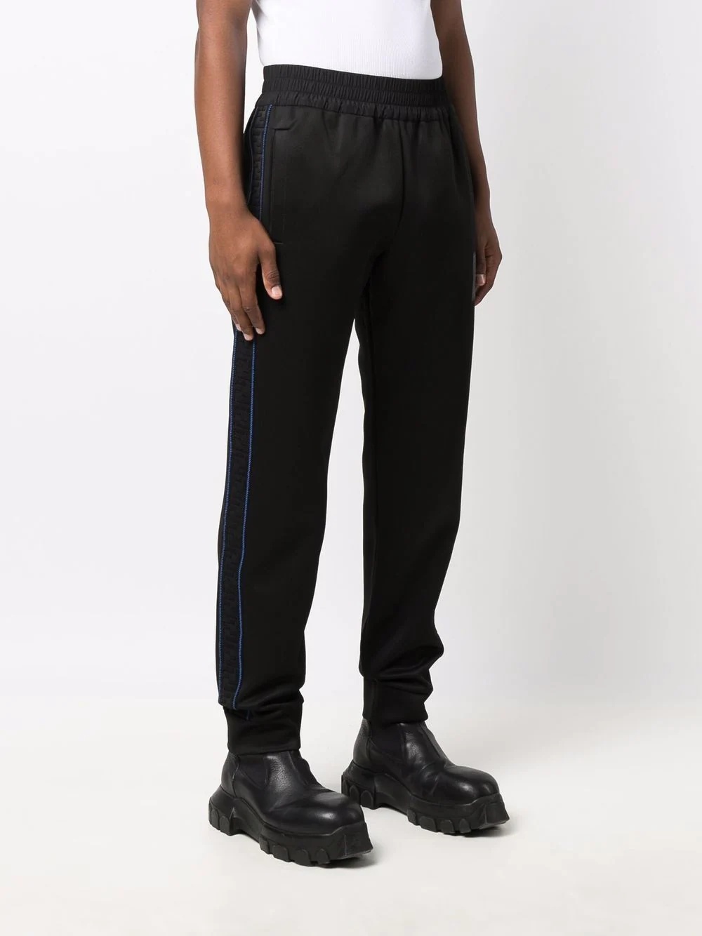 logo-patch track pants - 3