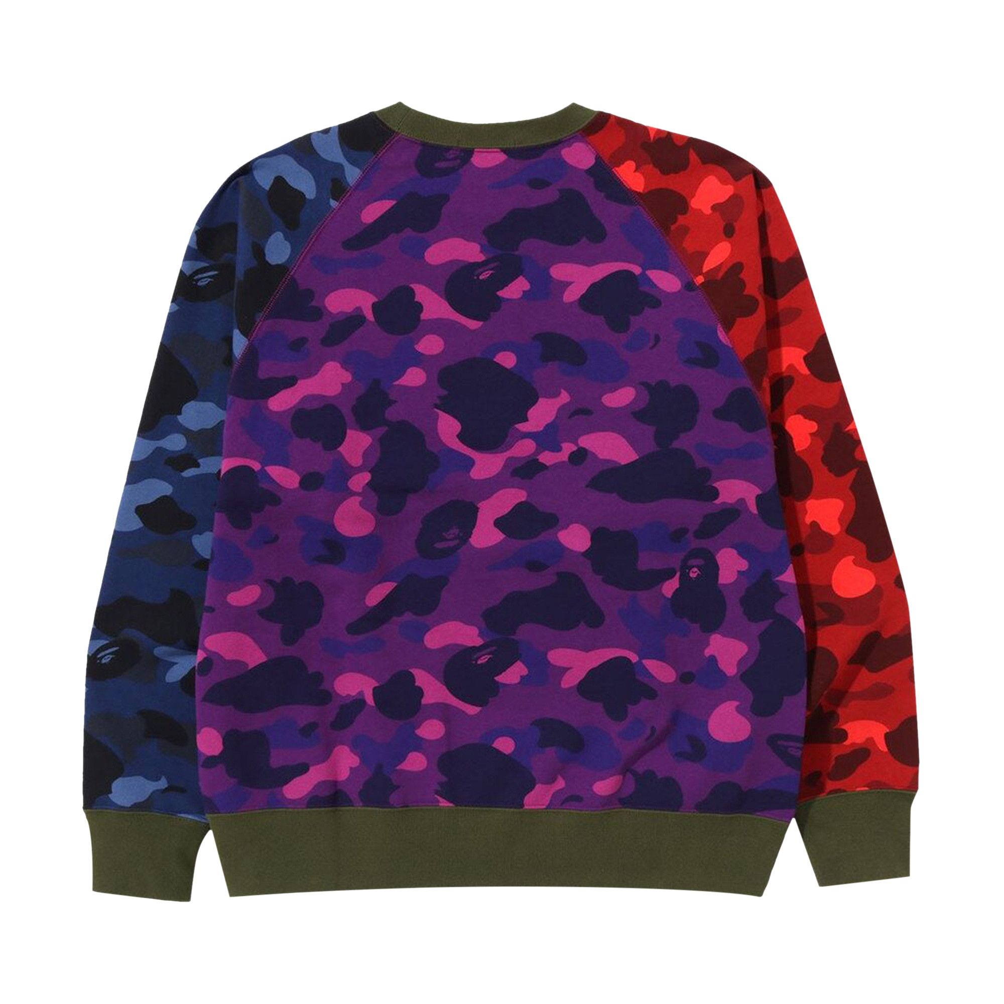 Bape crewneck purple hotsell