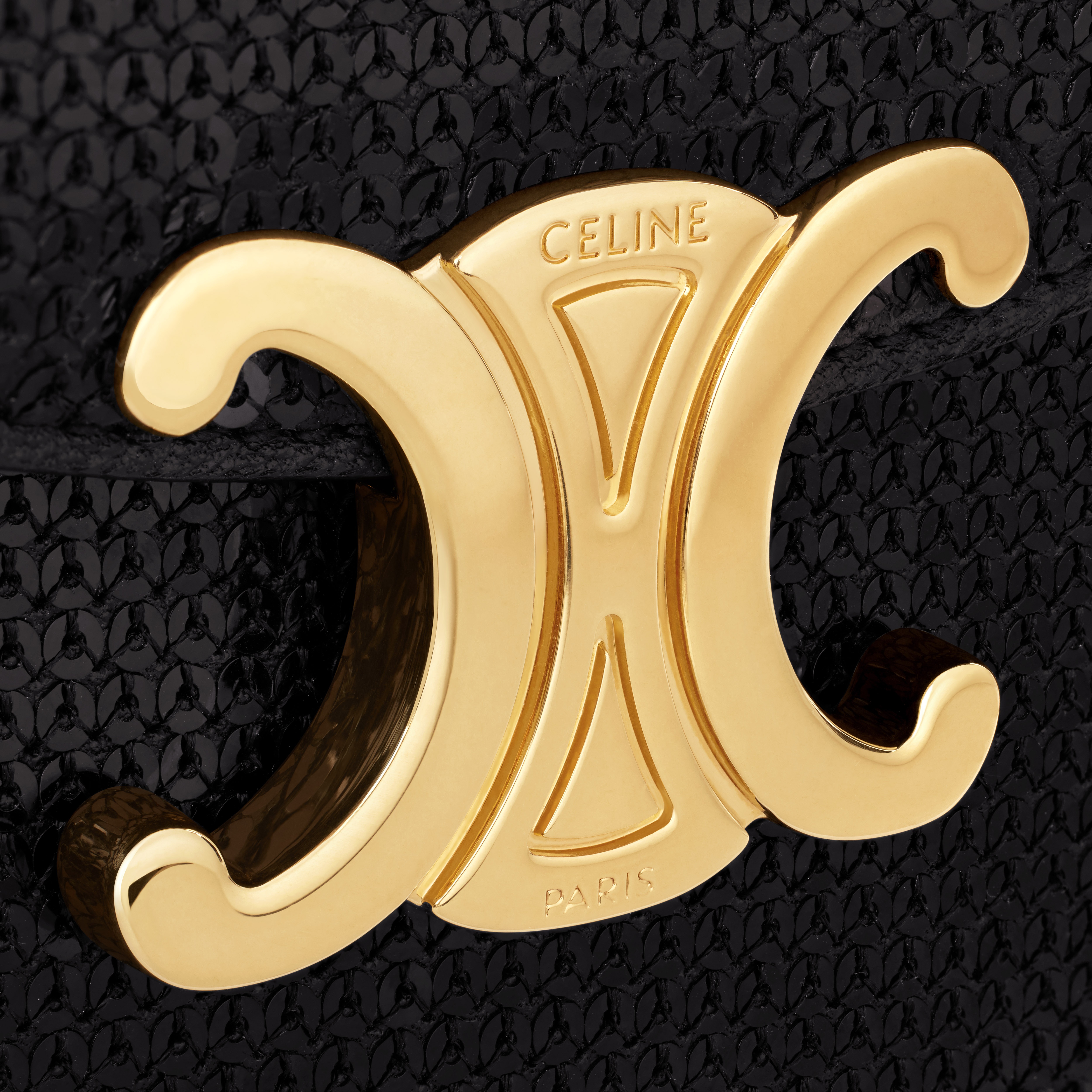 MINI BESACE TRIOMPHE ON CHAIN in SEQUINS - 5
