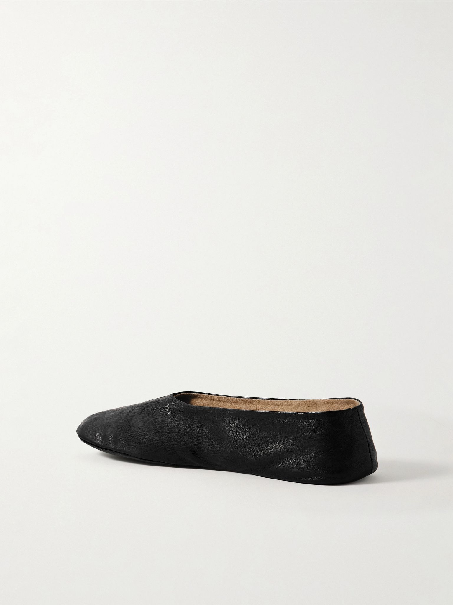 Stella leather ballet flats Black - 3