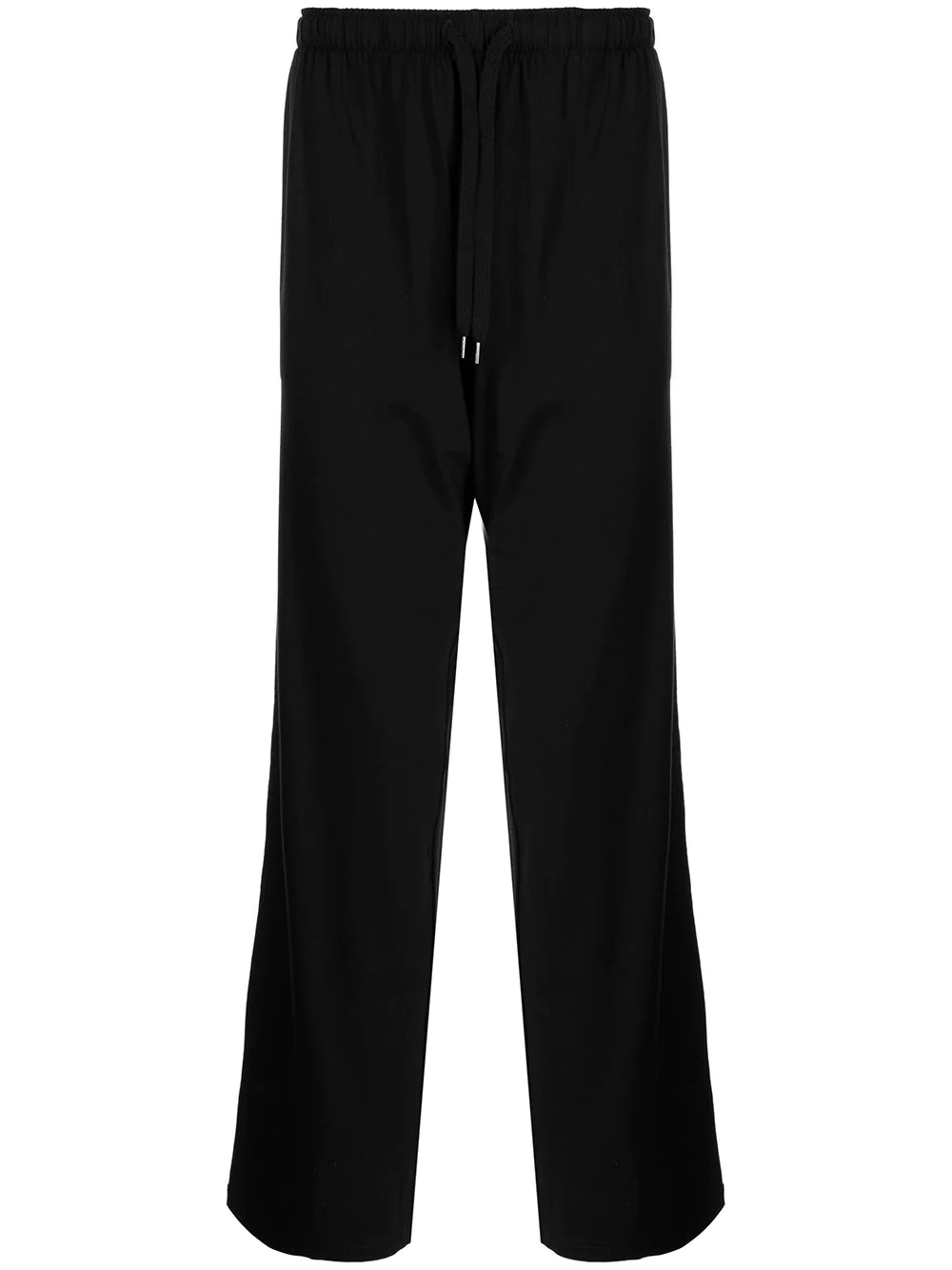 drawstring-waist three-pocket trousers - 1