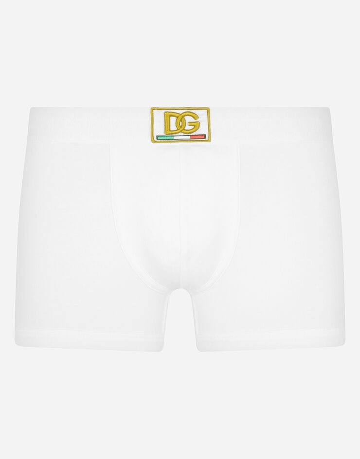 Two-way-stretch jersey boxers with DG patch - 1