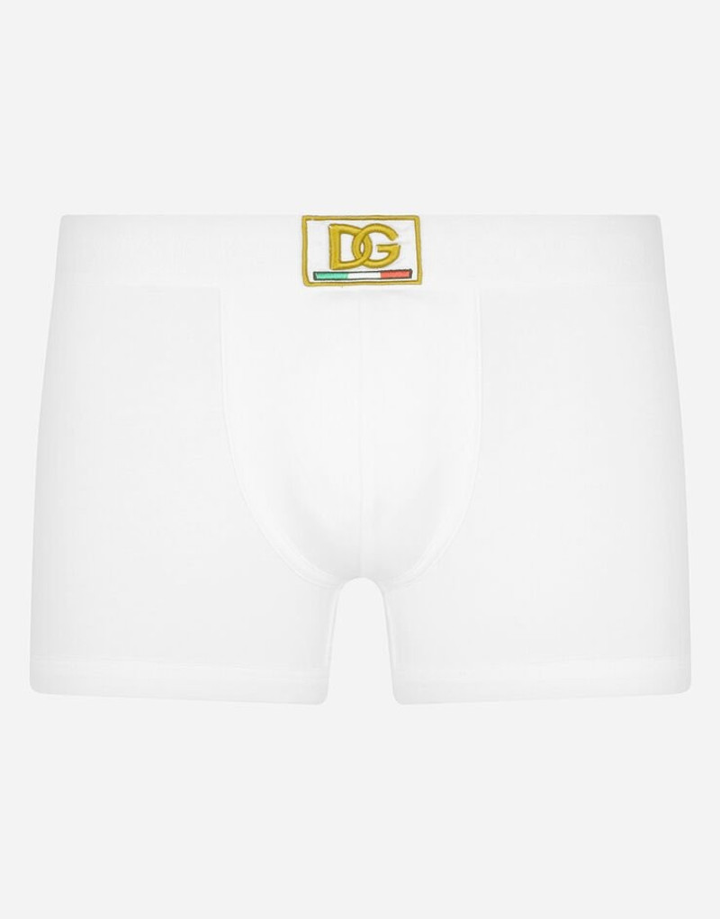 Two-way-stretch jersey boxers with DG patch 1