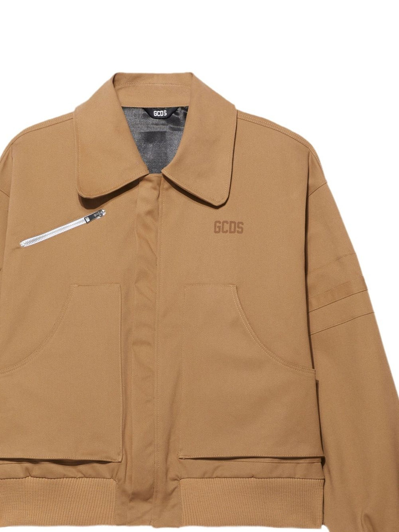GCDS canvas shirt jacket outlook