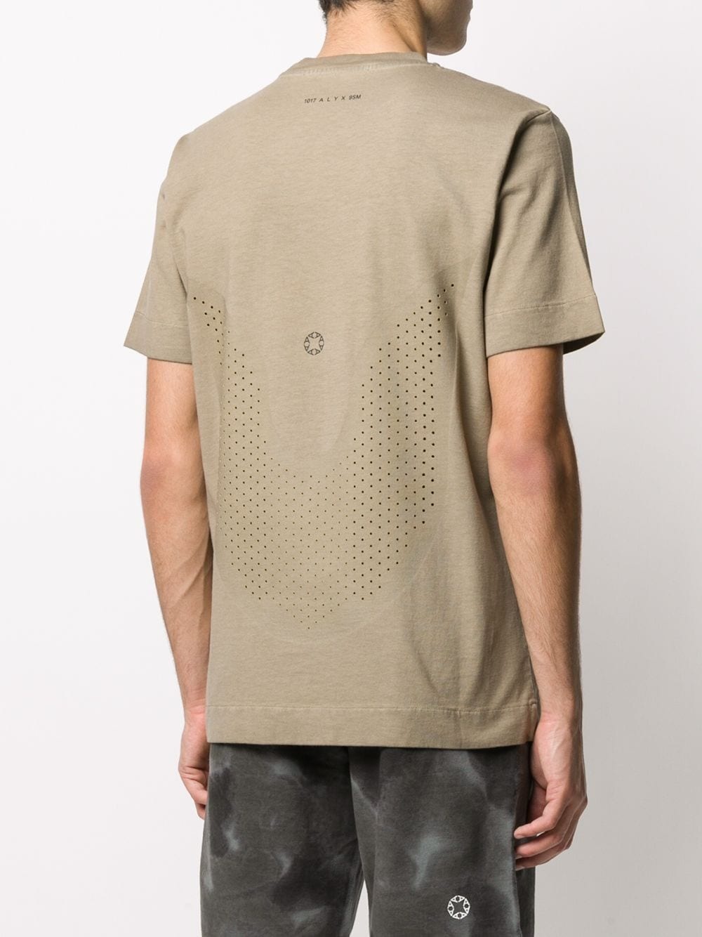 perforated patch T-shirt - 4