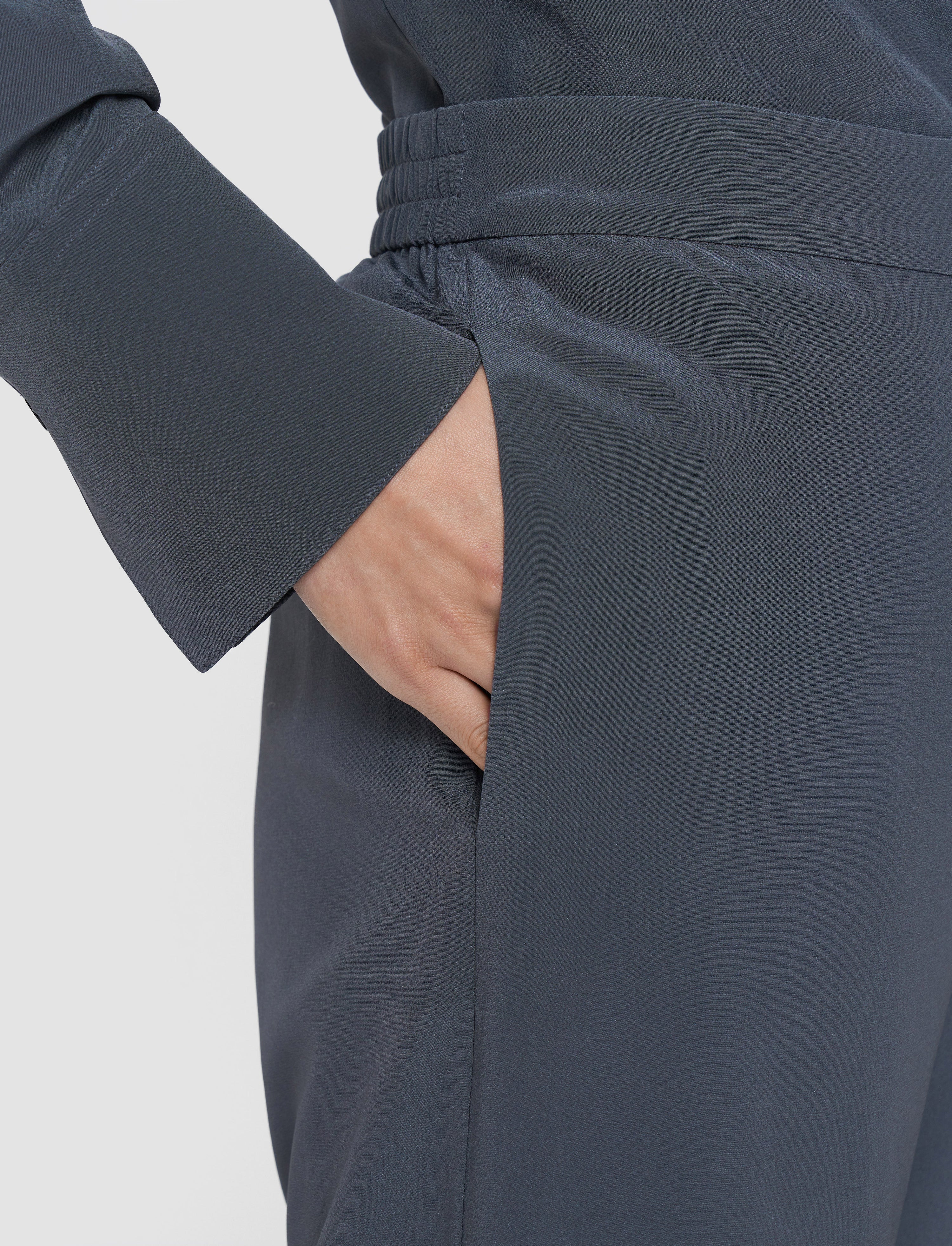 Sahel Crepe de Chine Silk Trousers - 4
