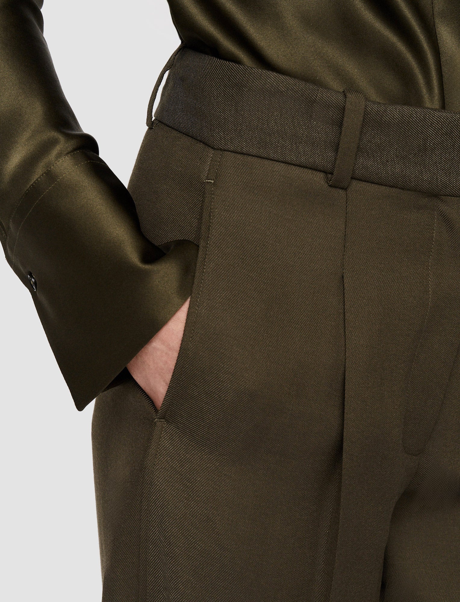 Viscose Twill Germain Trousers - 4