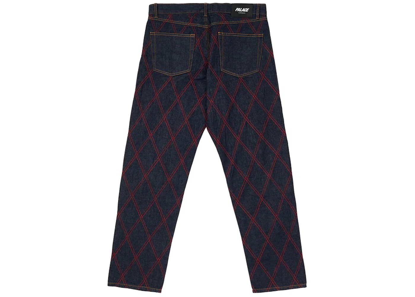 Palace Diamond Stitch Jean Indigo - 2