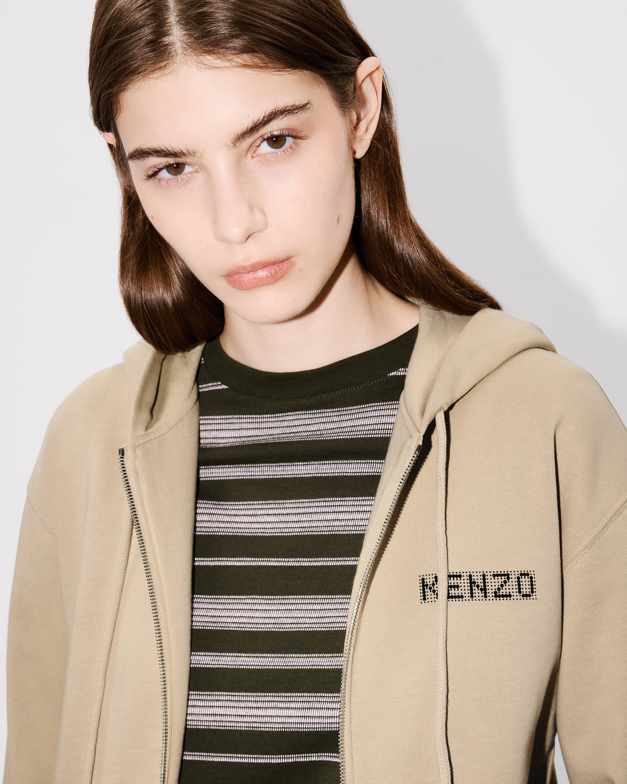 'KENZO City' zip-up hoodie in cotton - 6