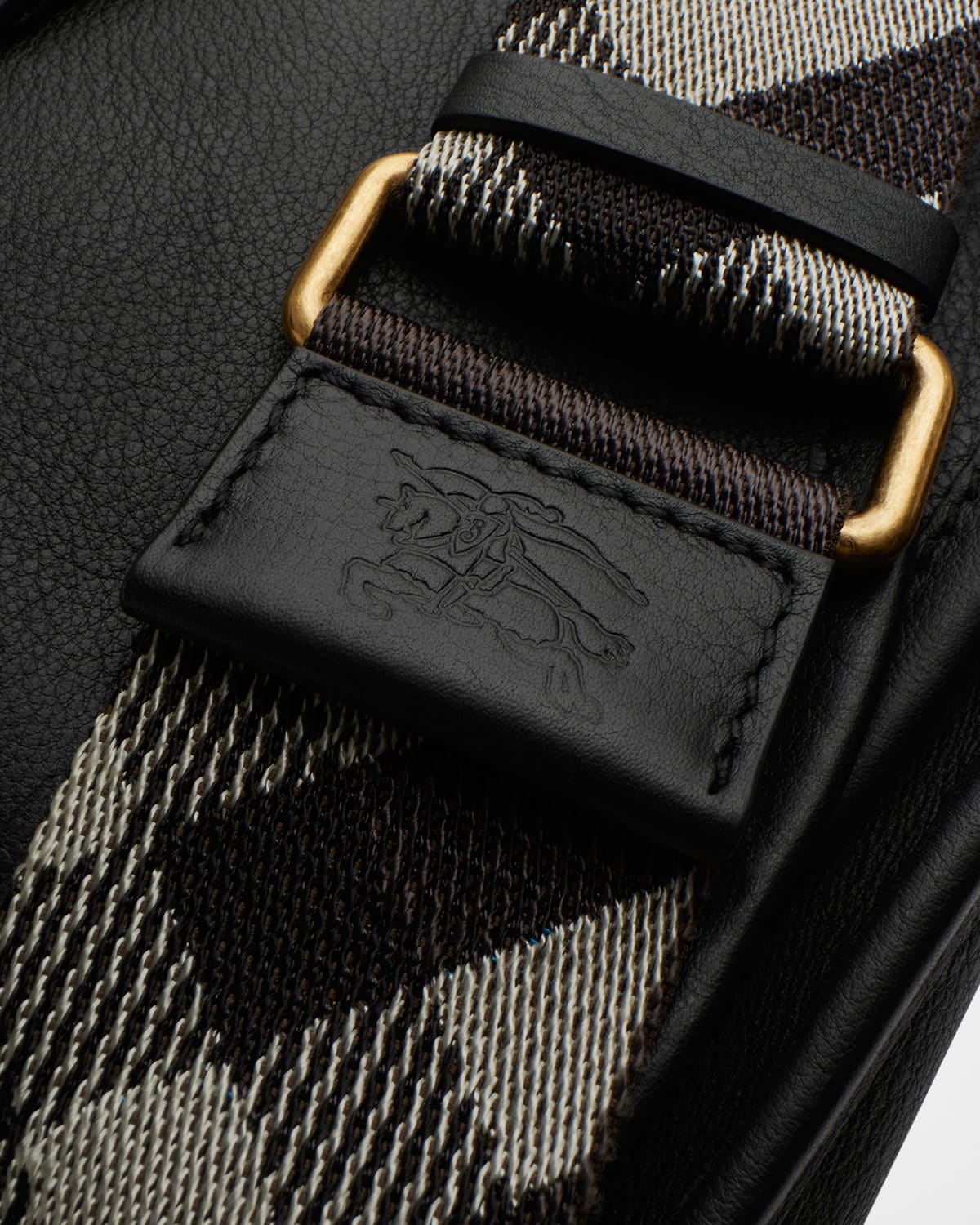 Small Clip Leather Messenger Bag - 3