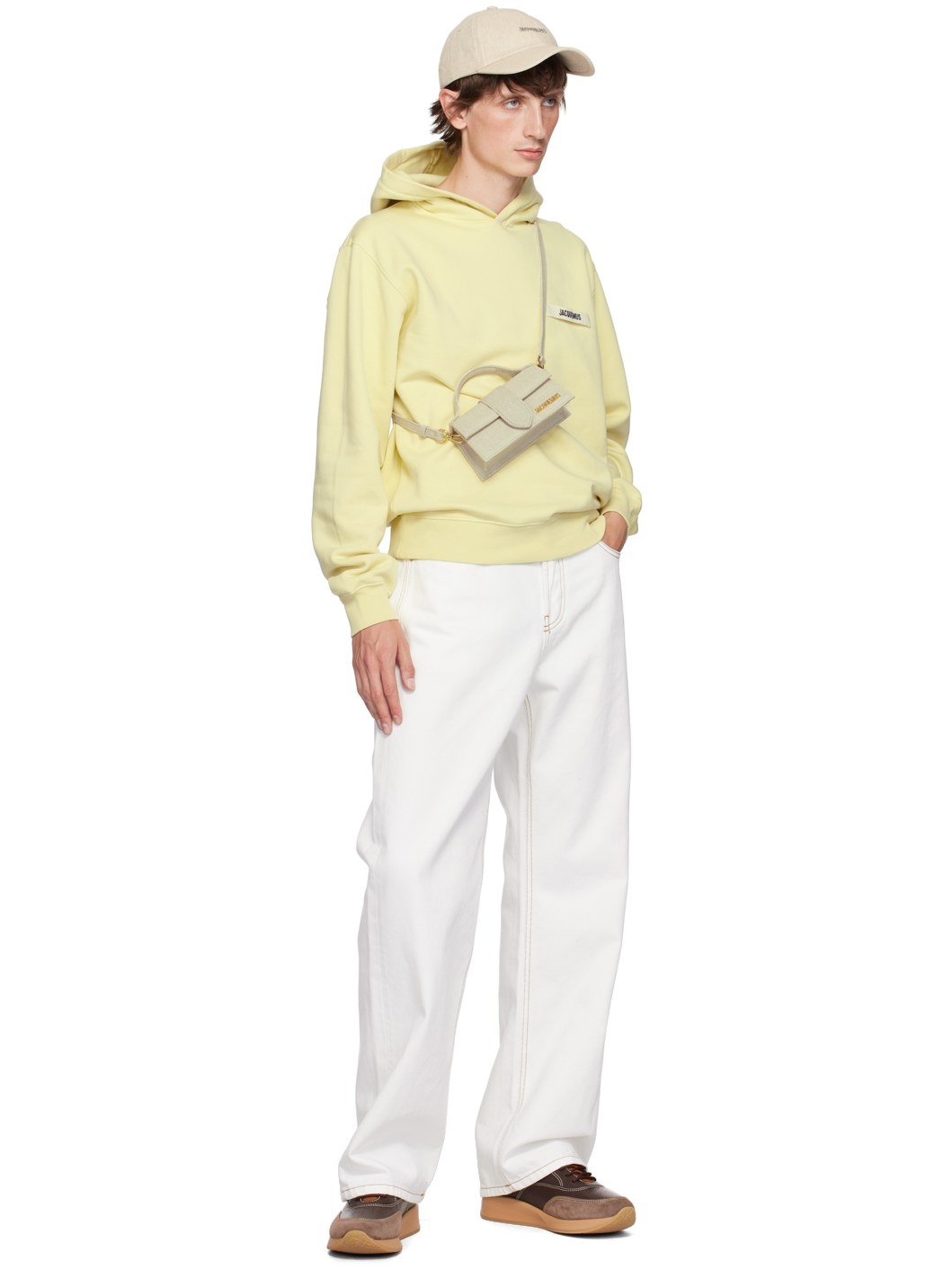 Yellow La Casa 'Le hoodie Gros Grain' Hoodie - 4