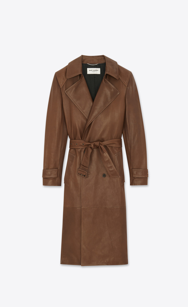 trench-coat in lambskin 1