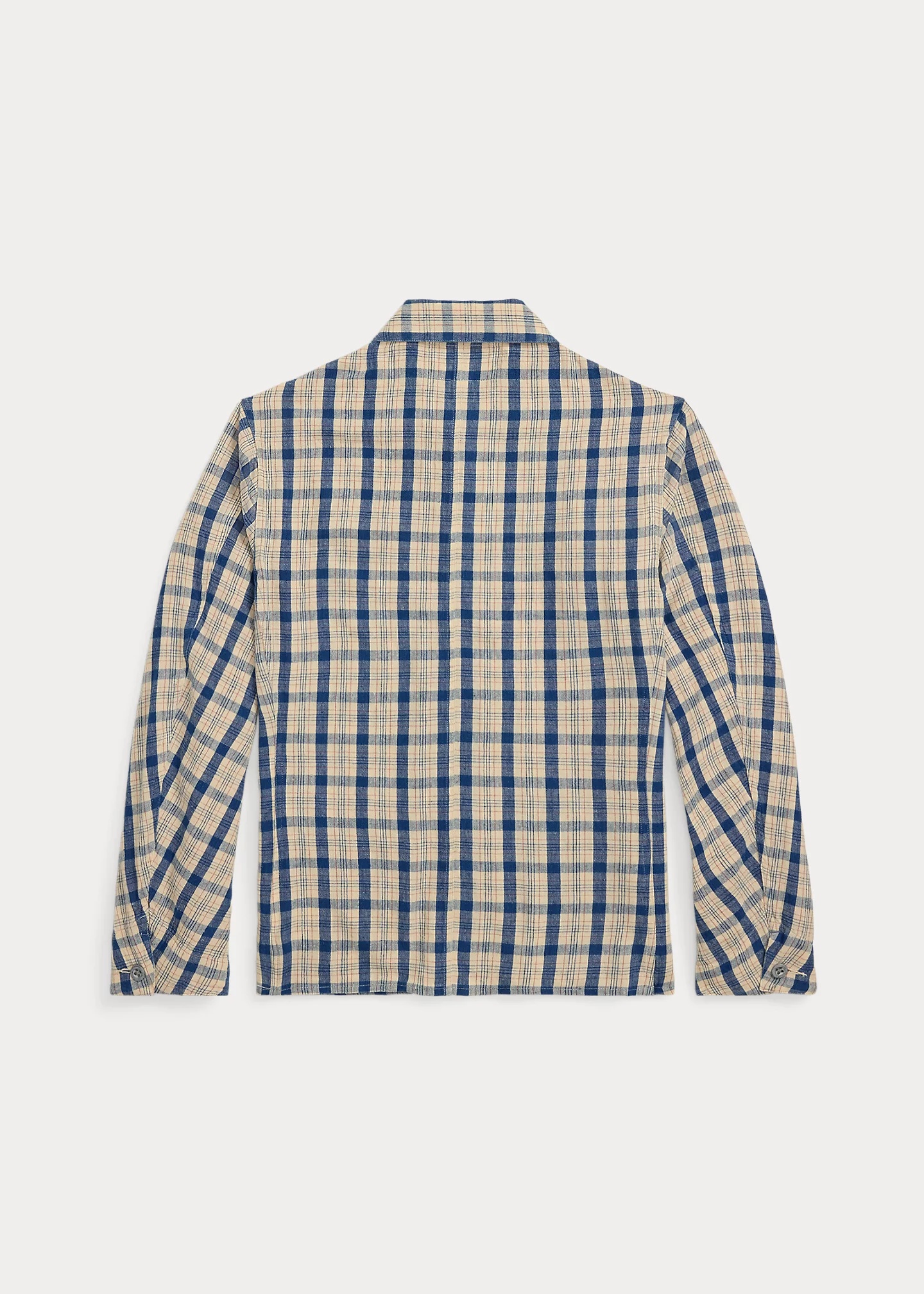 Indigo Plaid Twill Engineer Jacket - 2