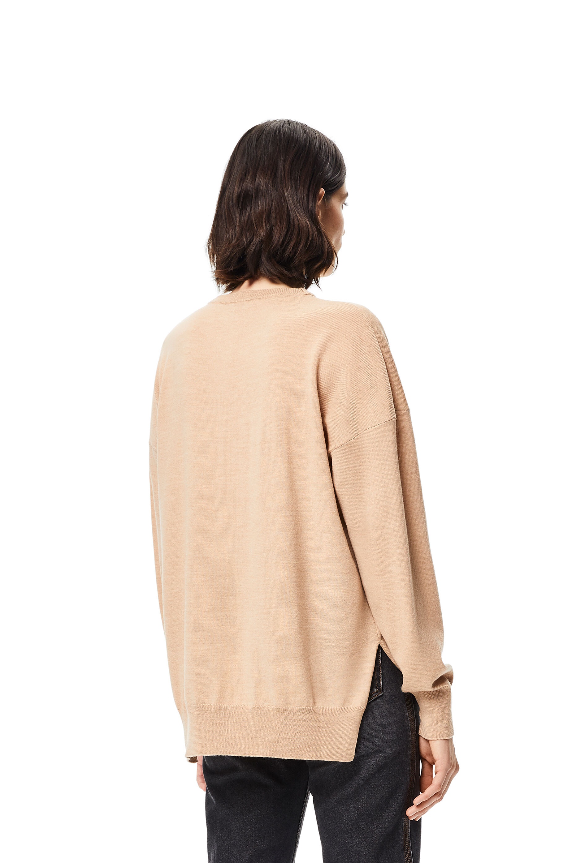 La Palme embroidered sweater in wool - 4