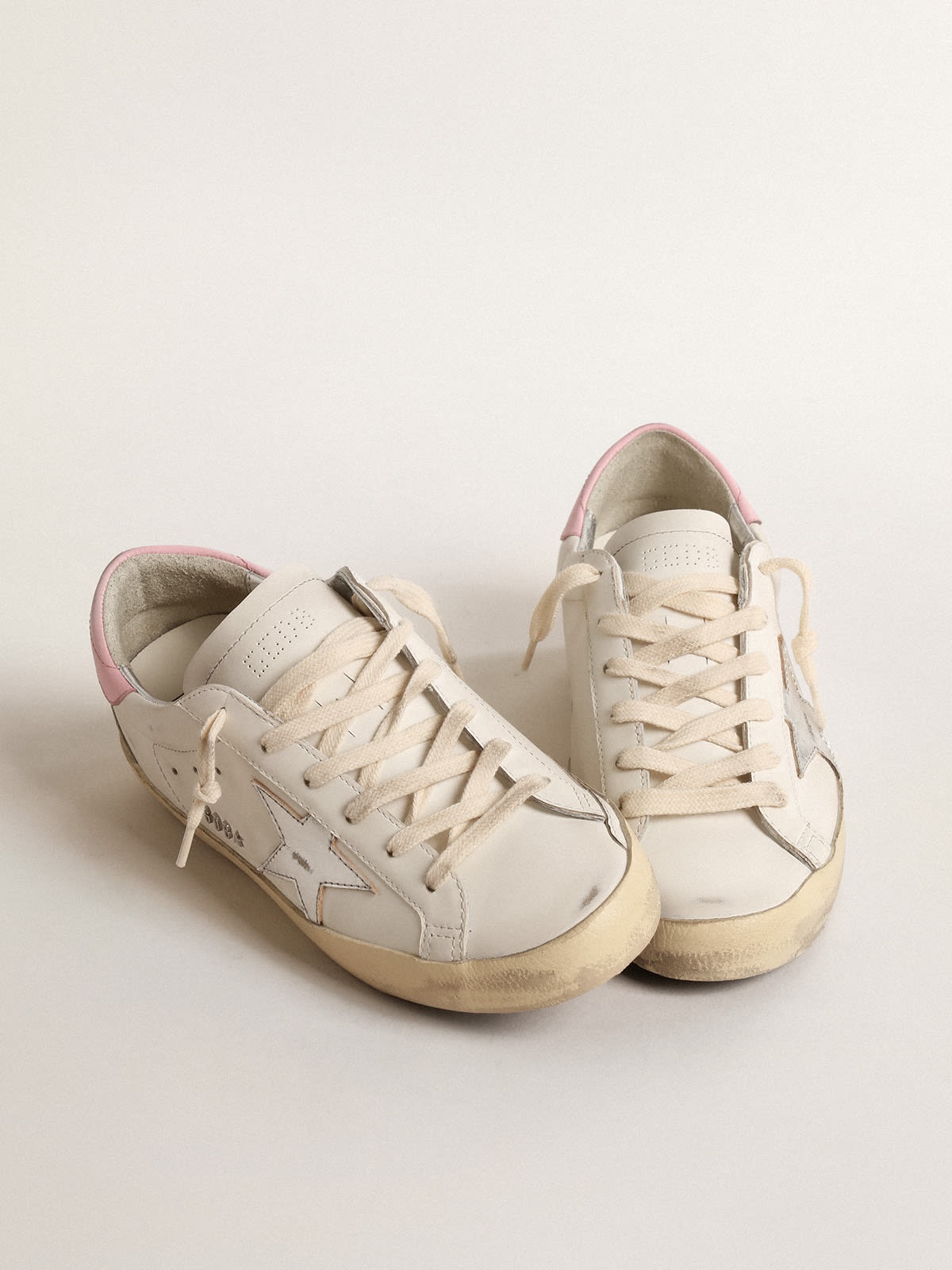 Super-Star LTD with silver leather star and pink heel tab - 2