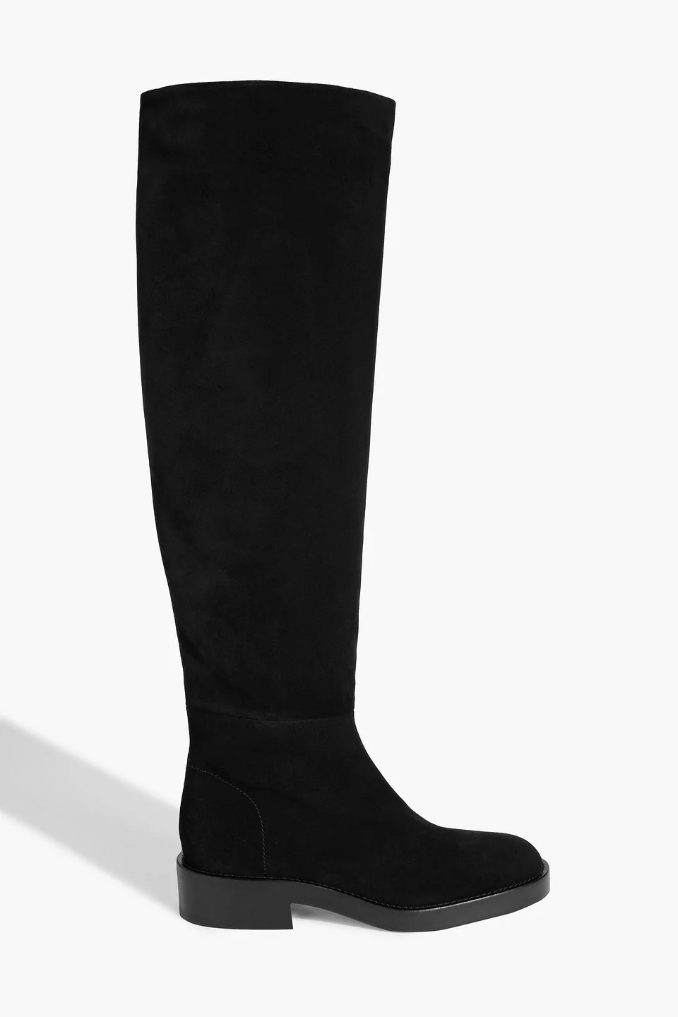Suede over-the-knee boots - 1