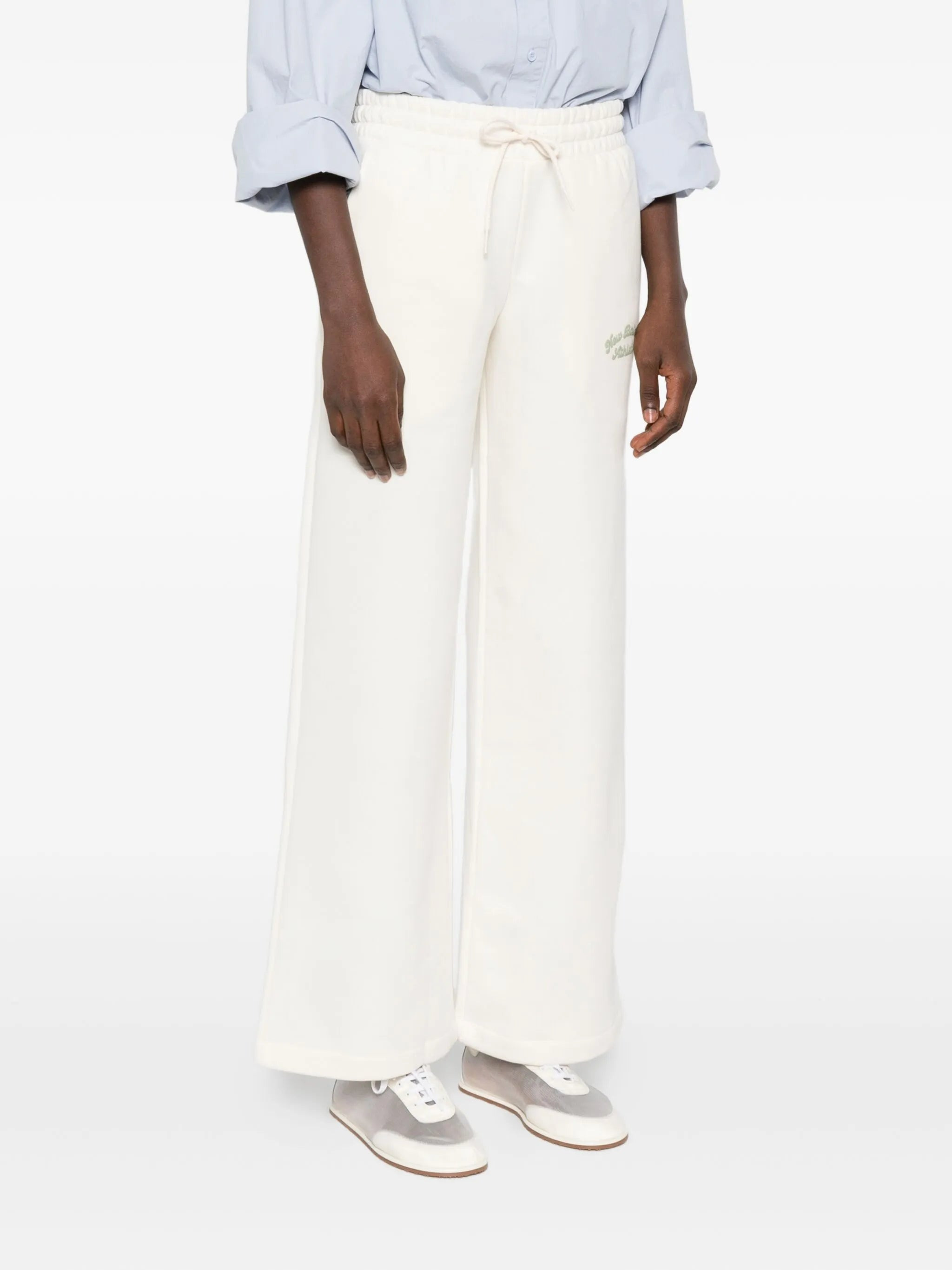 New Balance Embroidered Cotton Sweatpants - 3