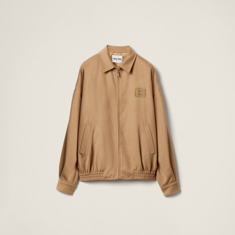 Camel-hair blouson 1