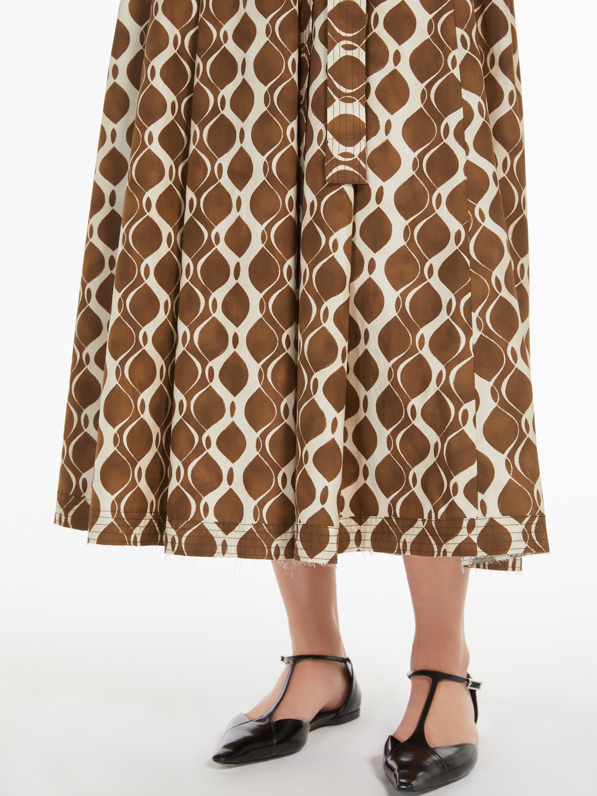 AMATI Dress in printed poplin - 5