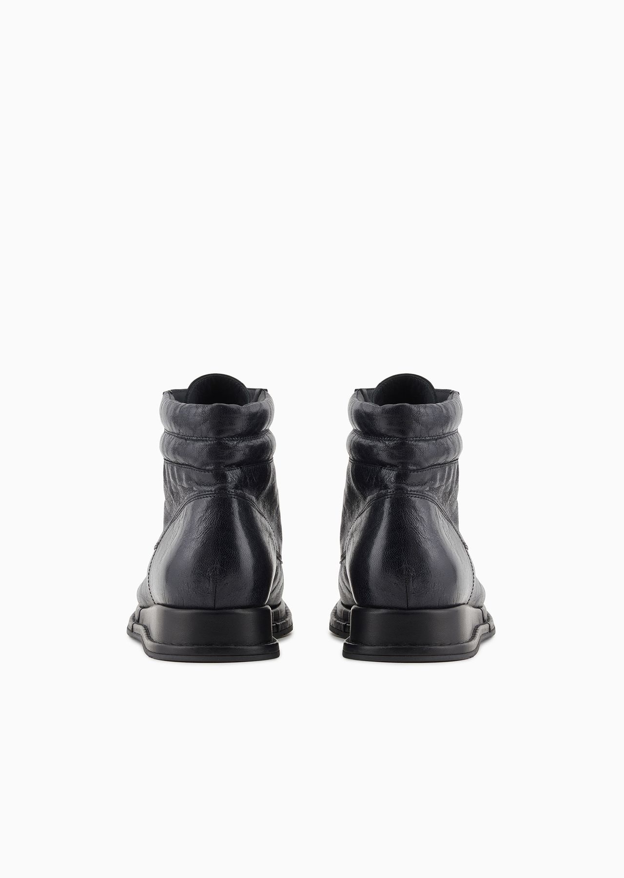 Vintage-effect leather ankle boots - 4