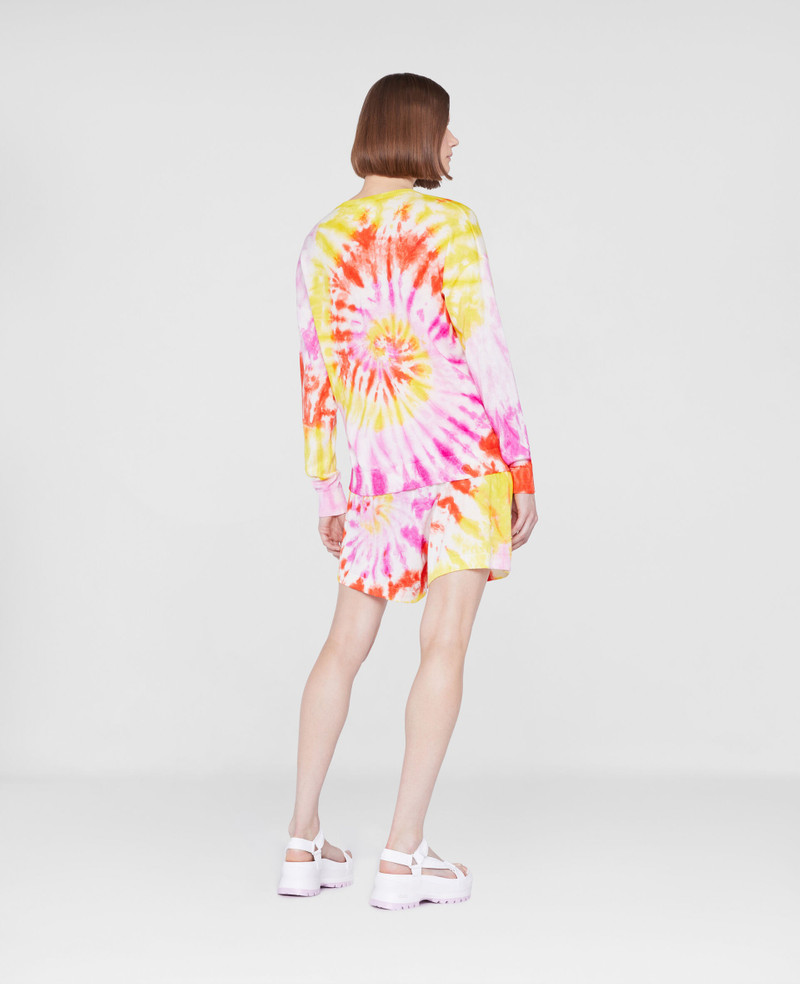 Splatted Print Knit Shorts 3