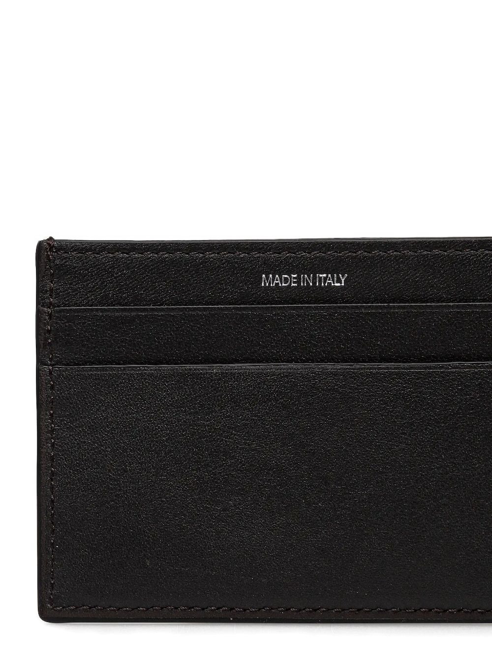 Shadow Stripe leather cardholder - 3