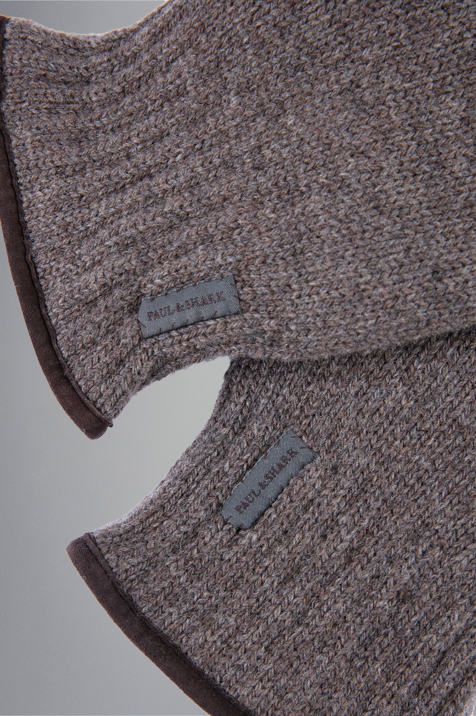 RE-WOOL GLOVES WITH SUEDE DETAILS - 2