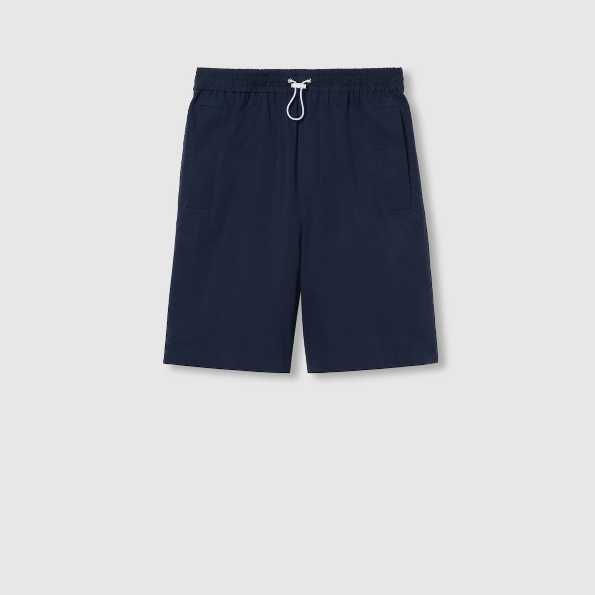 Cotton poplin shorts - 1